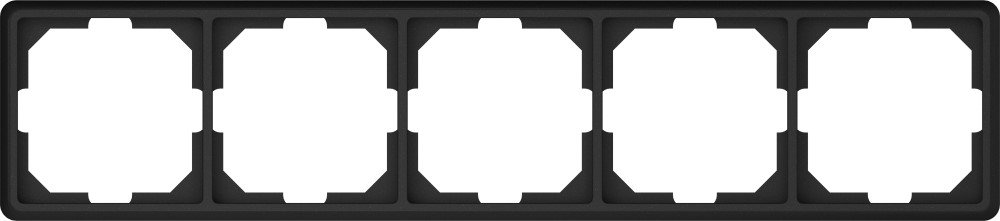 Rėmelis VILMA ST150, 5 vietų, juoda matinė sp., R05