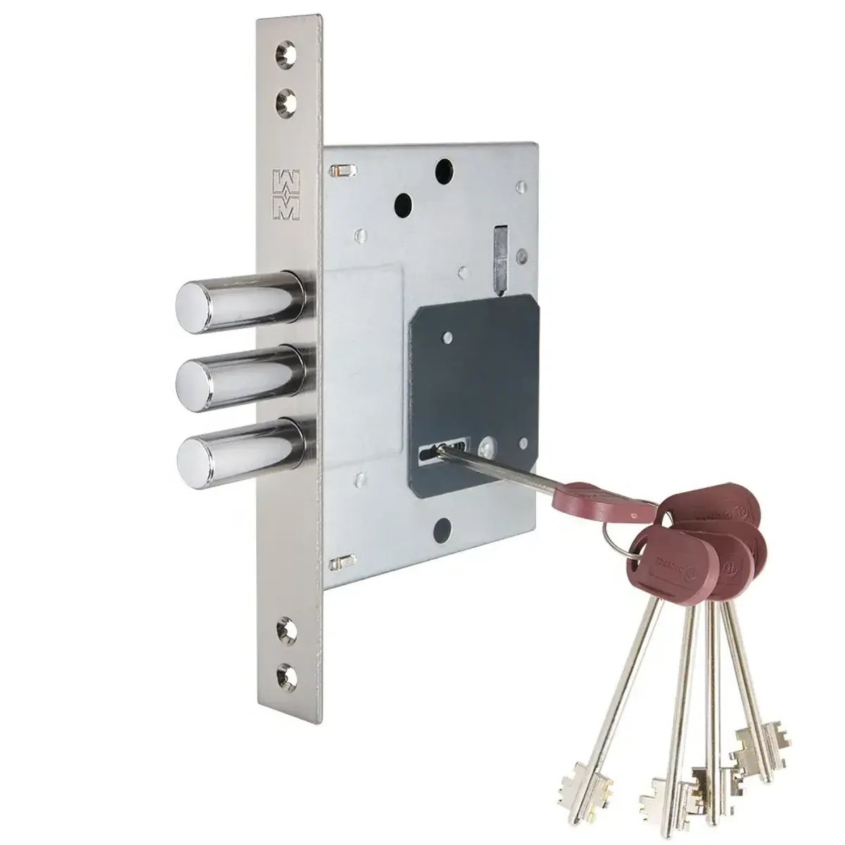 Įleidžiama spyna MOTTURA DP2517, universali, 5 raktai