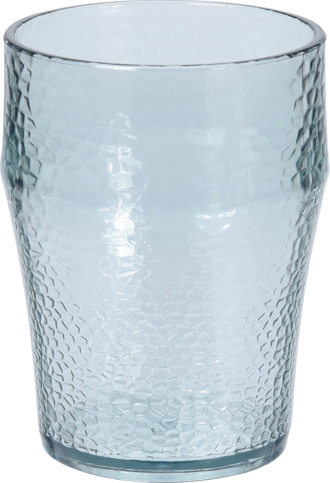 Stiklinė, 400 ml, plastikas, melsvos sp.