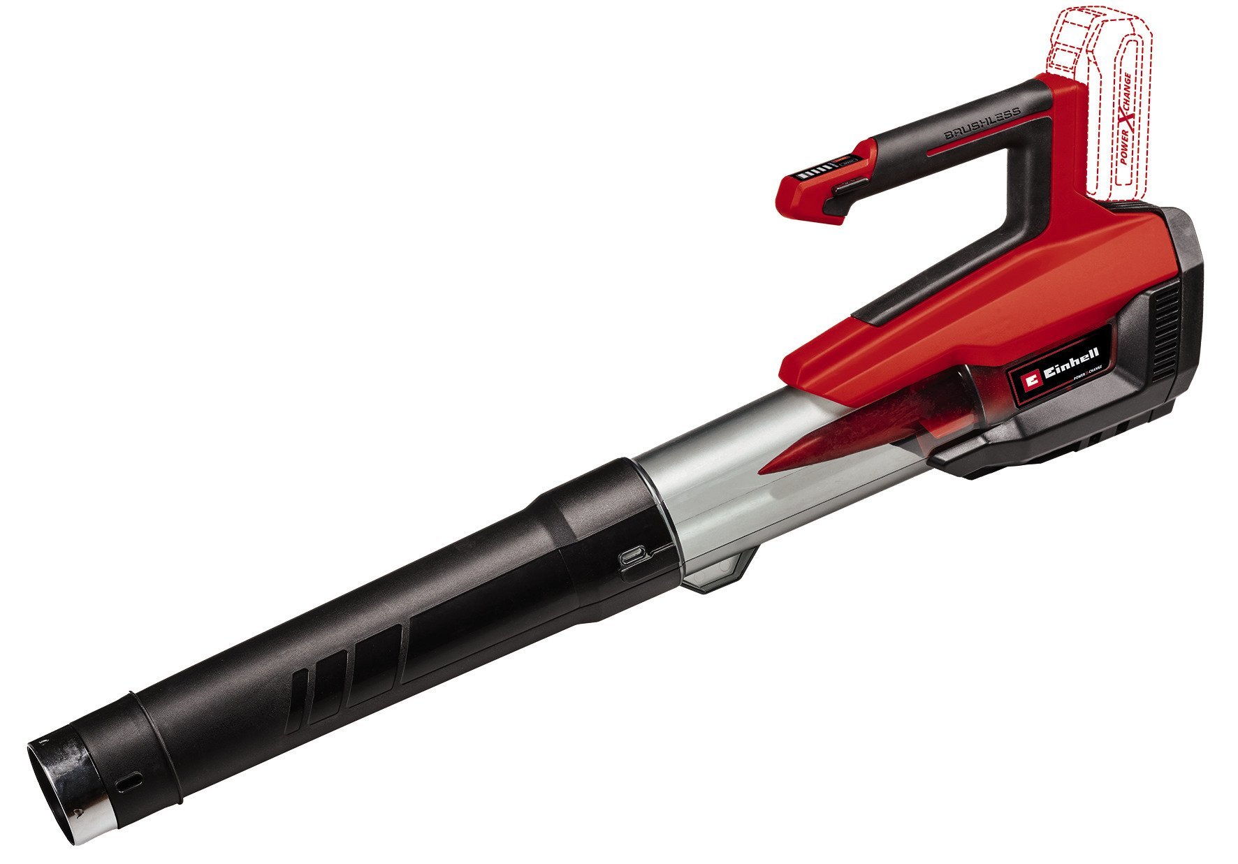 Akumuliatorinis lapų pūstuvas EINHELL GP-LB 18/200 Li GK-Solo, 18 V,  oro srautas 200 km/h, svoris 2,15 kg, be akumuliatoriaus ir pakrovėjo