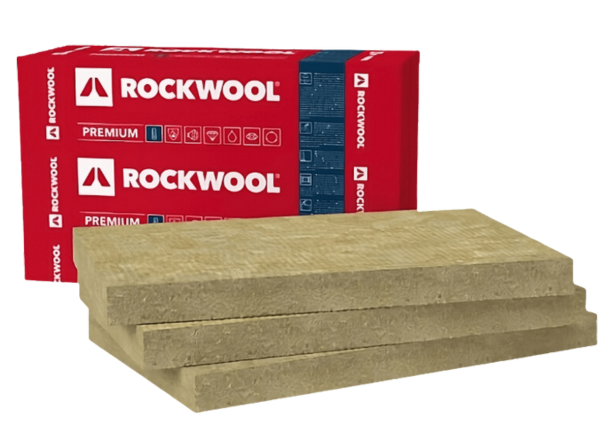 Akmens vata ROCKWOOL SUPERROCK PREMIUM, matmenys 75 x 610 x 1000 mm, 1 pak. - 6,1m2,universalios vatos plokštės, 306669