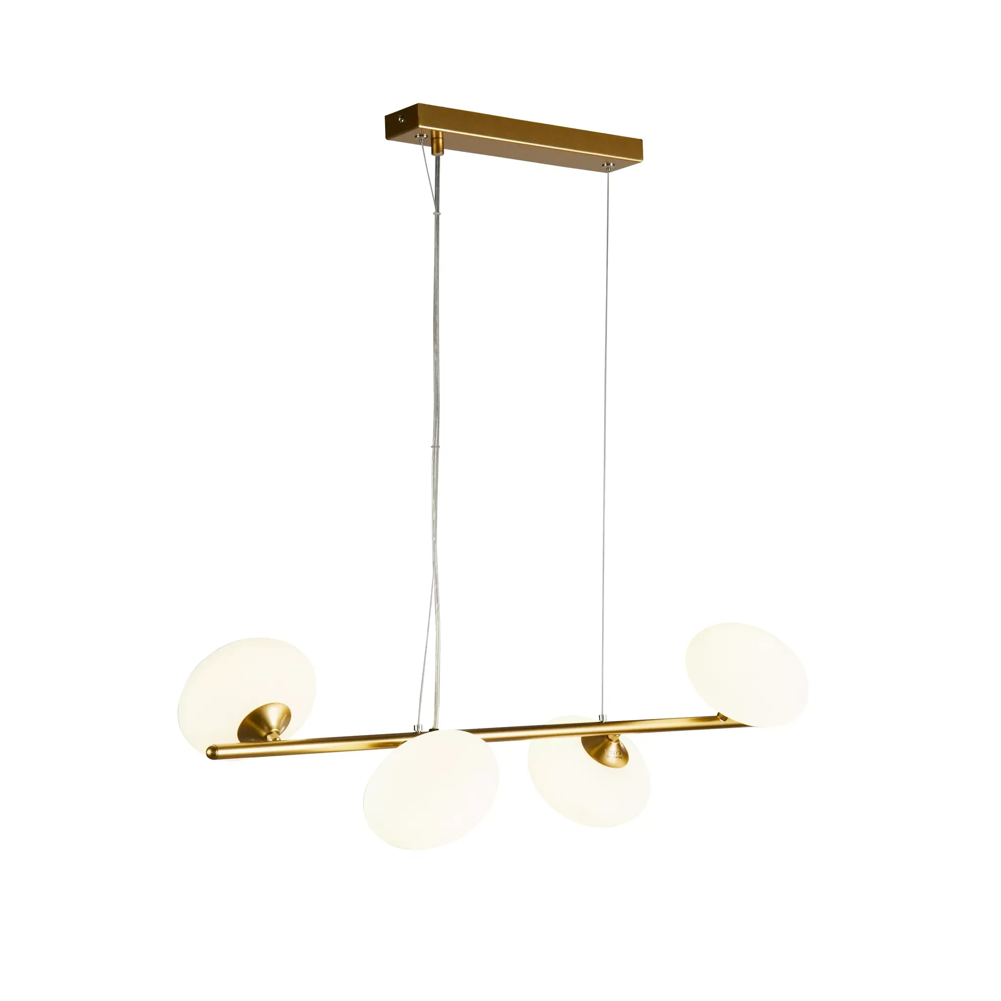 Pakabinamas šviestuvas SEARCHLIGHT Lux & Belle, G9, 230x230x760 mm, aukso sp., 93041-4GO 