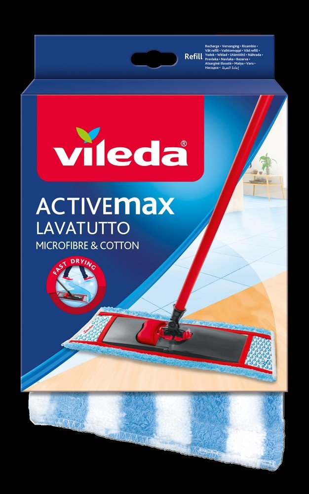 Plovimo šluotos pakaitinė šluostė VILEDA ActiveMax