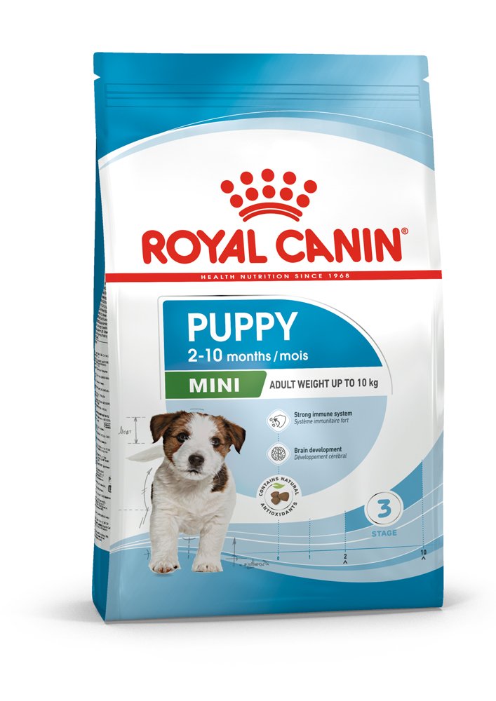 Sausas šunų ėdalas ROYAL CANIN, visavertis pašaras mažų veislių šuniukams (suaugusio svoris iki 10kg), iki 10 mėnesių amžiaus, 2 kg