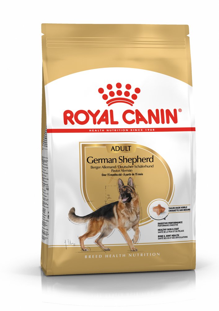 Sausas šunų ėdalas ROYAL CANIN, specialiai suaugusiems ir subrendusiems vokiečių aviganių veislės šunims, (virš 15 mėnesių amžiaus), 11 kg