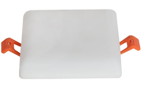 Montuojamas šviestuvas panelė BRILLIGHT, įleidžiama, LED 9 W, 220-240 V, 990 lm, 3000 K, IP20, kvadaratinė, 95x95 mm, baltos sp.