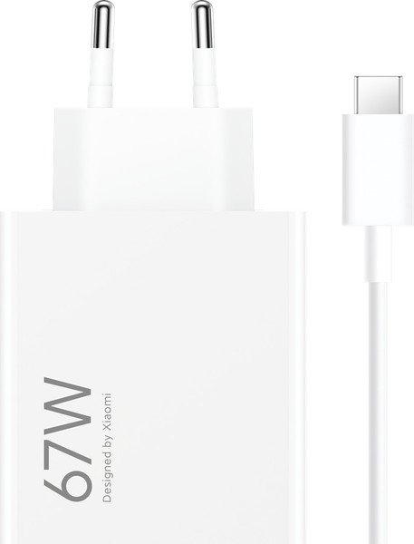 Telefono įkroviklis XIAOMI, 67W, HyperCharge Combo, Type-A jungtis, EU, baltos sp., BHR9465EU