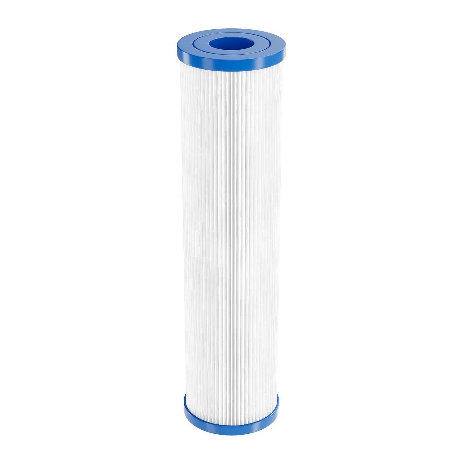 Vandens filtro kasetė USTM EL5M, 10", 5 µm, klostuoto PP, daugkartinė, mechaninio valymo