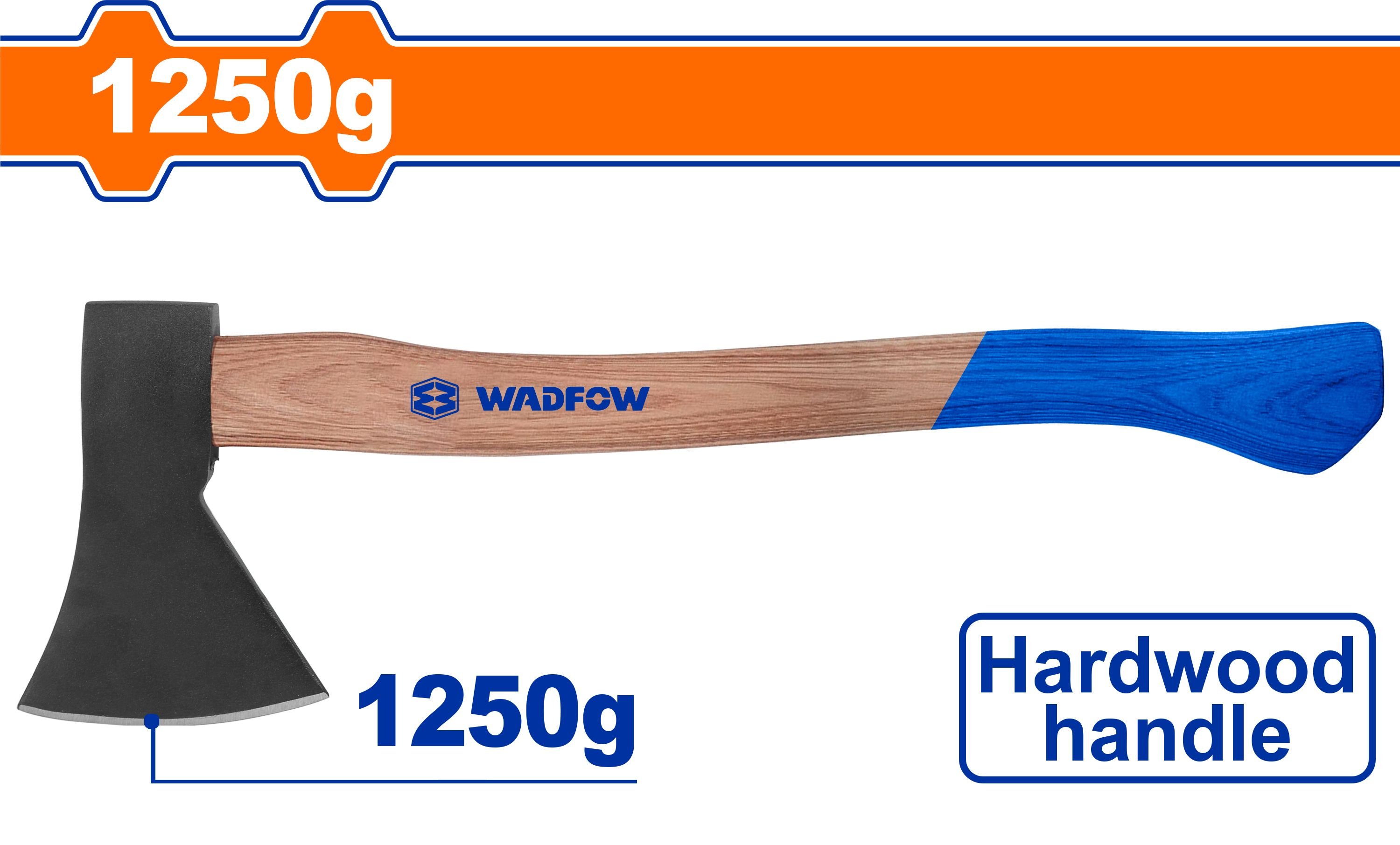 Kirvis WADFOW WMB6312, kietmedžio rankena, anglinis plienas 45, 1,25 kg