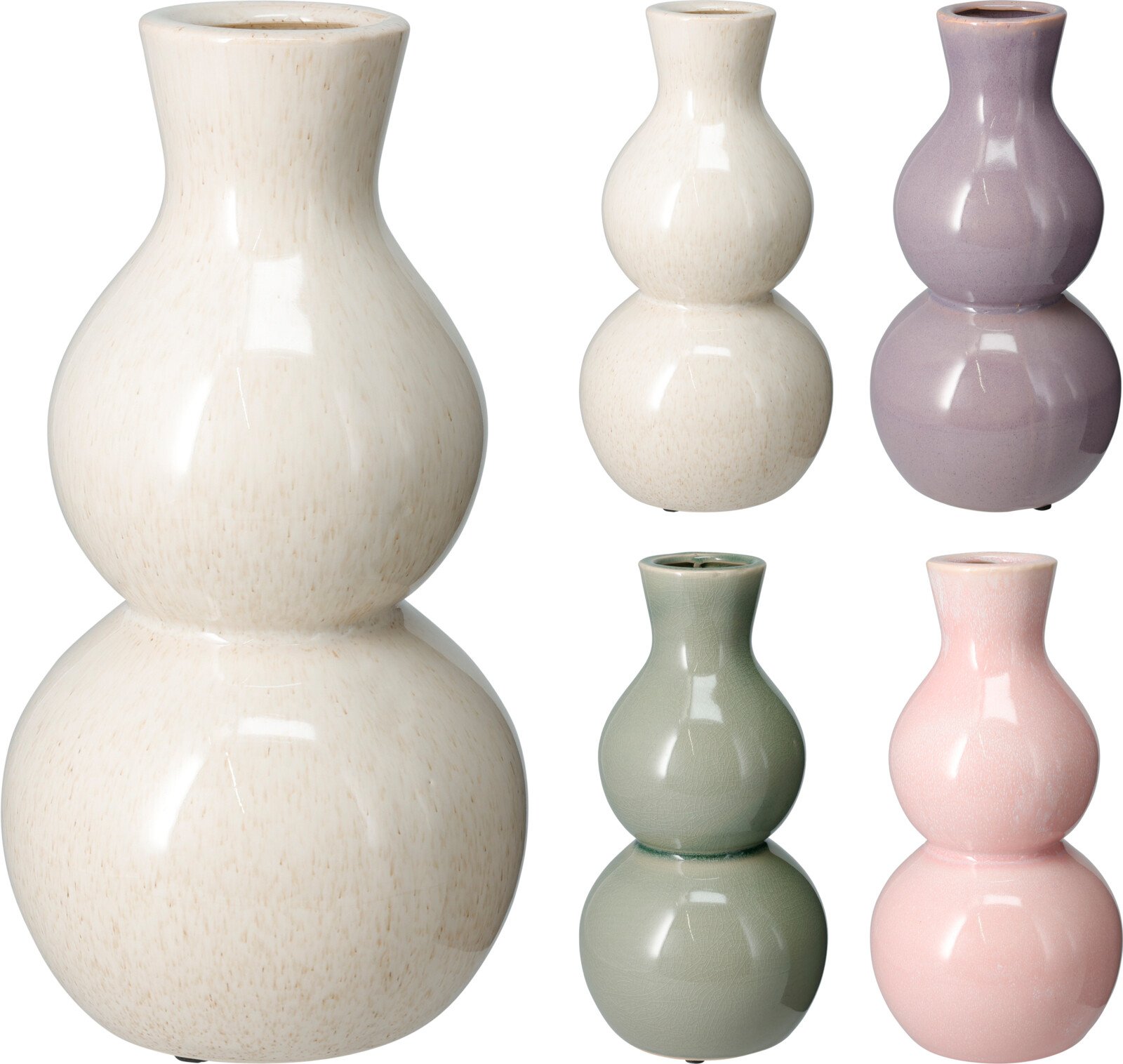 Vaza, 13 x 25 cm, 4 skirtingų sp.