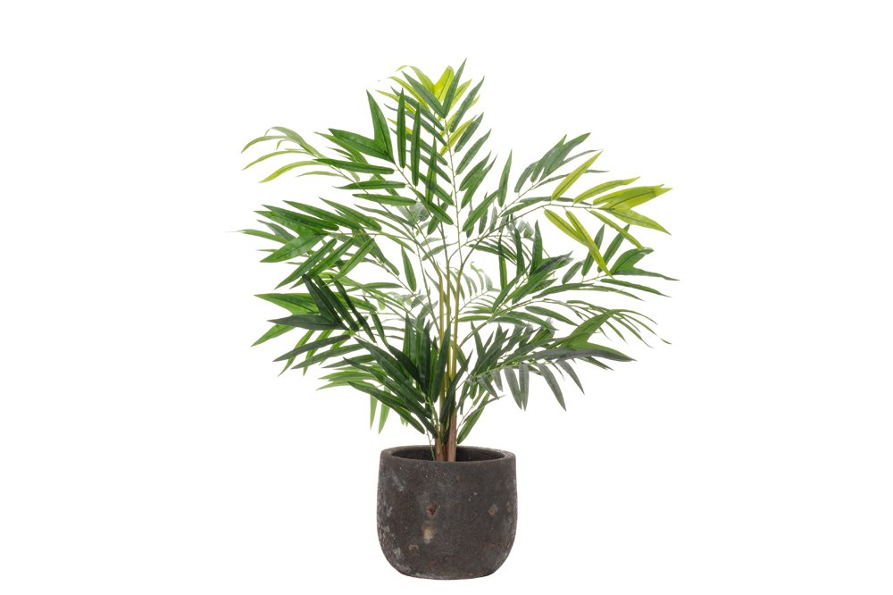 Keraminis lauko vazonas 4Living Vulcano, tamsiai pilkos sp., 27 x 27 x 24 cm.