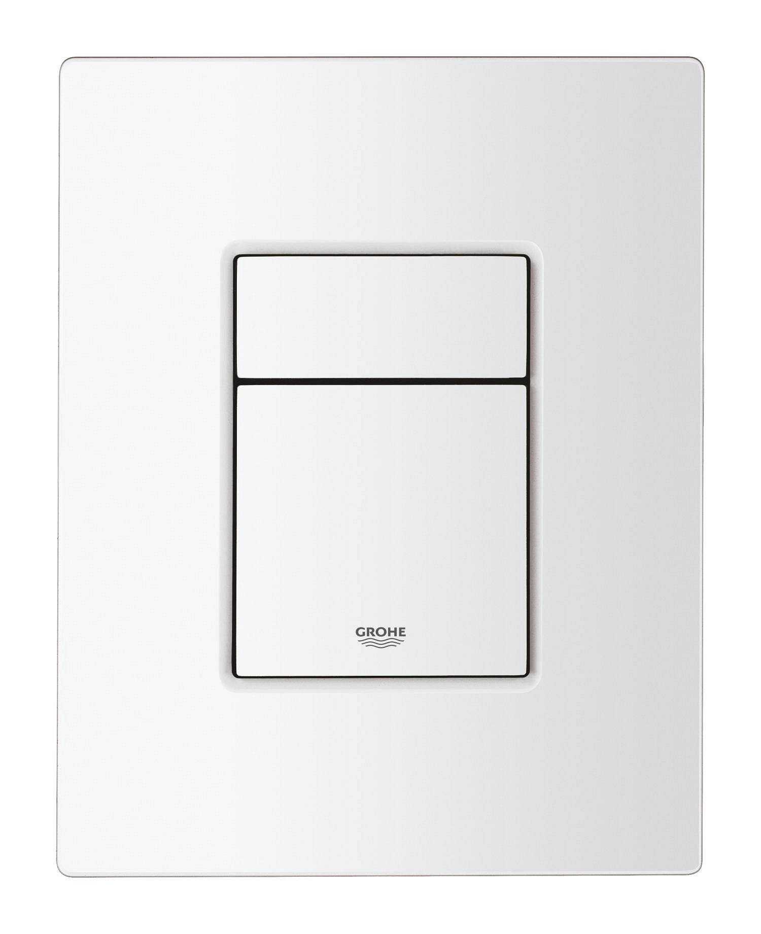 Nuleidimo mygtukas GROHE EVEN, 197 x 156 mm, potinkiniam klozeto rėmui, balta spalva, 38966SH0