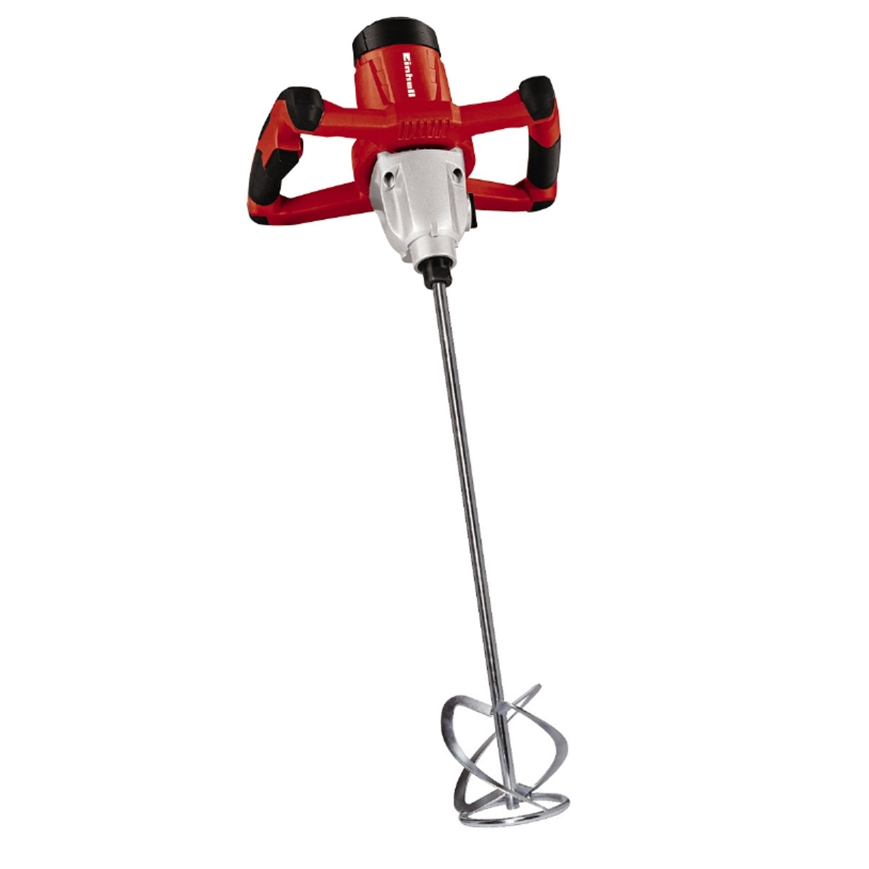 Maišyklė EINHELL TC-MX 1400-2 E, galia 1400 W, tvirtinimas M14, yra maišytuvas 530 mm.