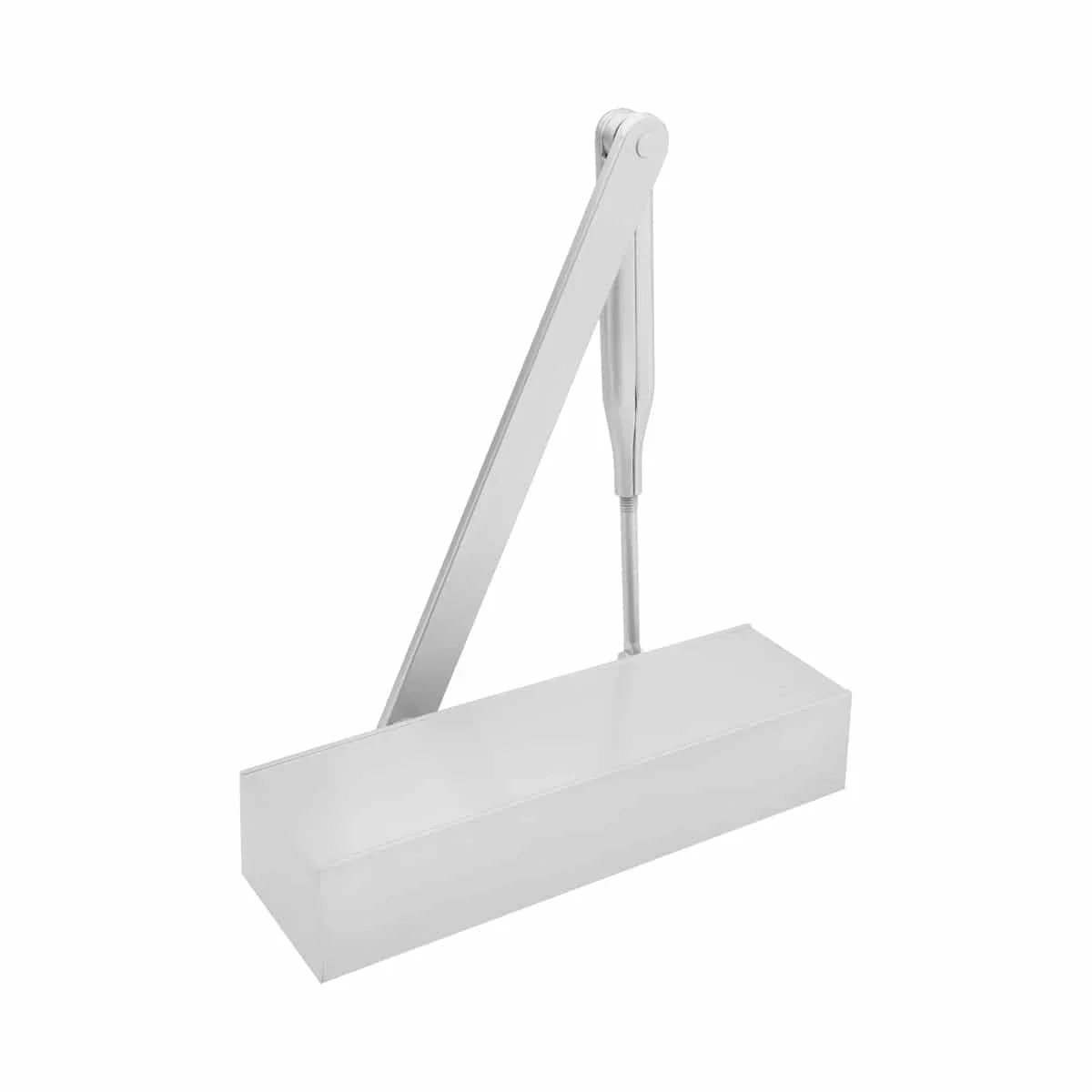 Durų pritraukėjas DORMA, TS83, balta spalva, su alkūne