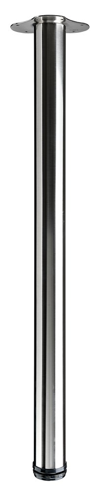 Baldų koja HETTICH, reguliuojama, sidabro spl., d-60 mm, 840-870 mm, 2580