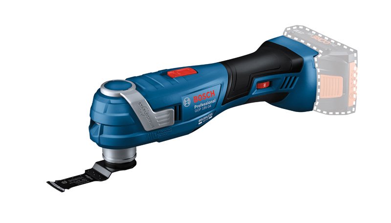 Akumuliatorinis daugiafunkcinis įrankis BOSCH Professional, GOP 18V-34 Solo, be akumuliatoriaus ir kroviklio