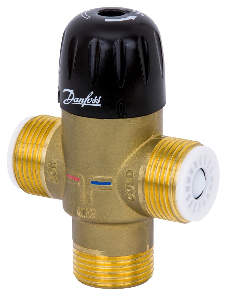 Pamaišymo vožtuvas DANFOSS TVM-W DN25, karšto vanens, bronzinis, Kvs 3.3, 35 -70 °C, 003Z3146