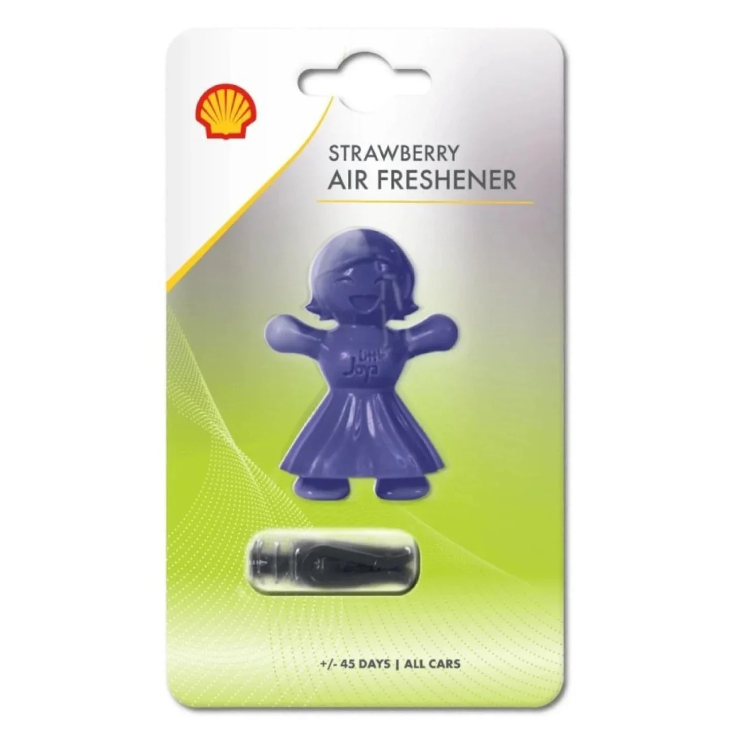 Automobilių oro gaiviklis SHELL, Air Freshener Little Joya strawberry, tvirtinimas į ventiliacijos groteles