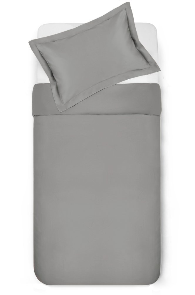 Patalynės užvalkalų komplektas EXCLUSIVE, 140 x 200, 50 x 70+5cm, Oxford 2 dalių su užtrauktuku, pilkos sp.