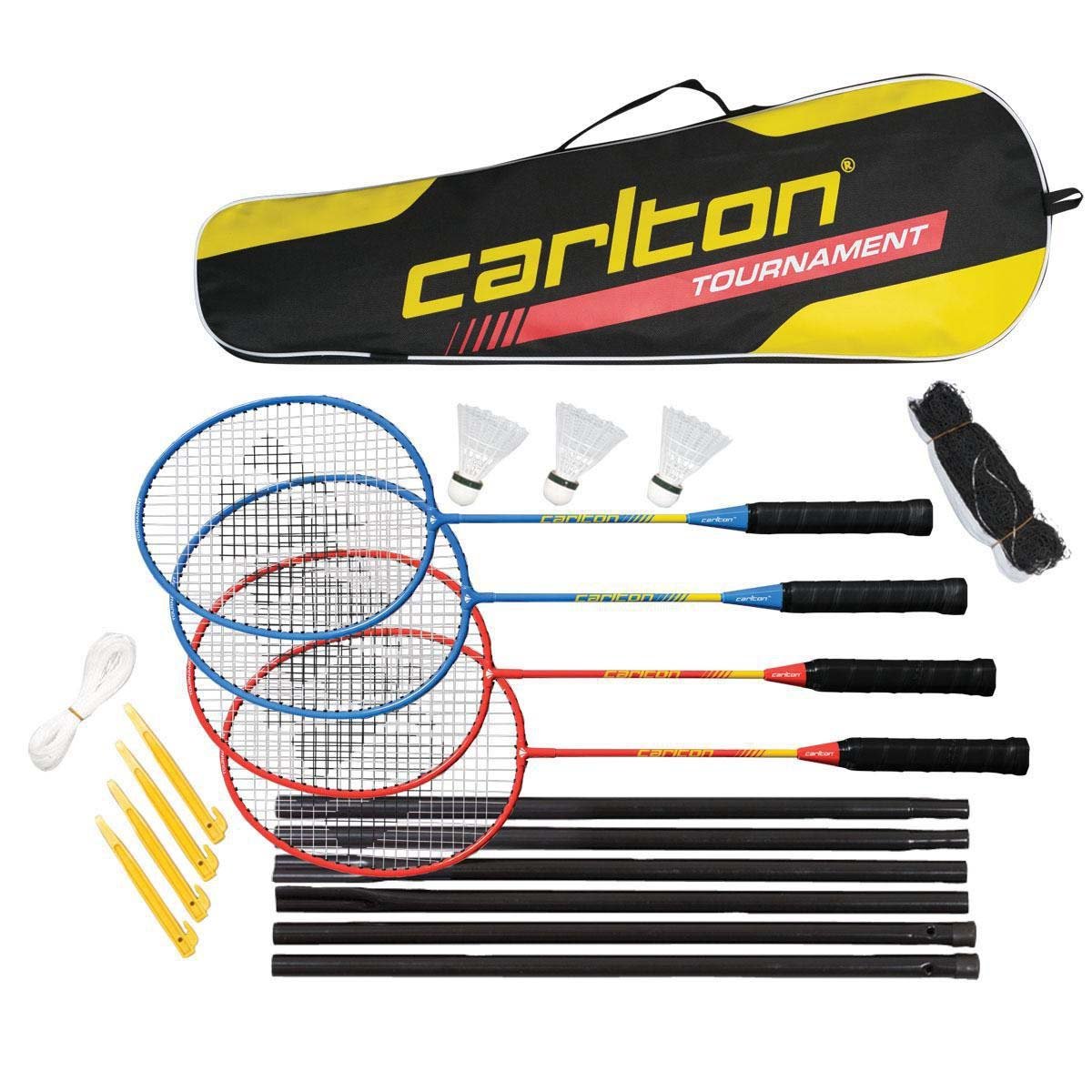 Badmintono rinkinys CARLTON Tournament G3, 4 žaidėjams