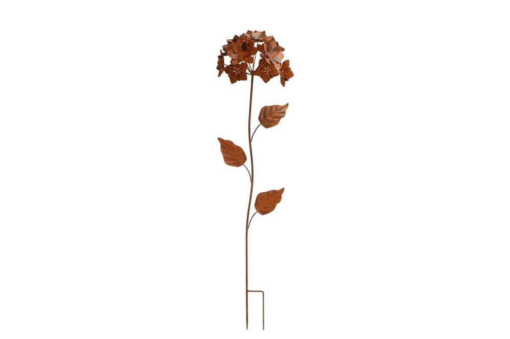 Sodo dekoracija 4Living GĖLĖ, įsmeigiama, metalinė, rudos sp., 121 cm.