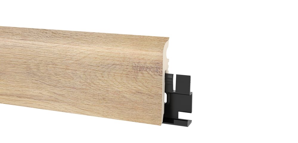 Polimerinė grindjuostė ARBITON VIGO 60, Nr. 110, 60 x 15 x 2200 mm, spl. ąžuolas "Jersey"