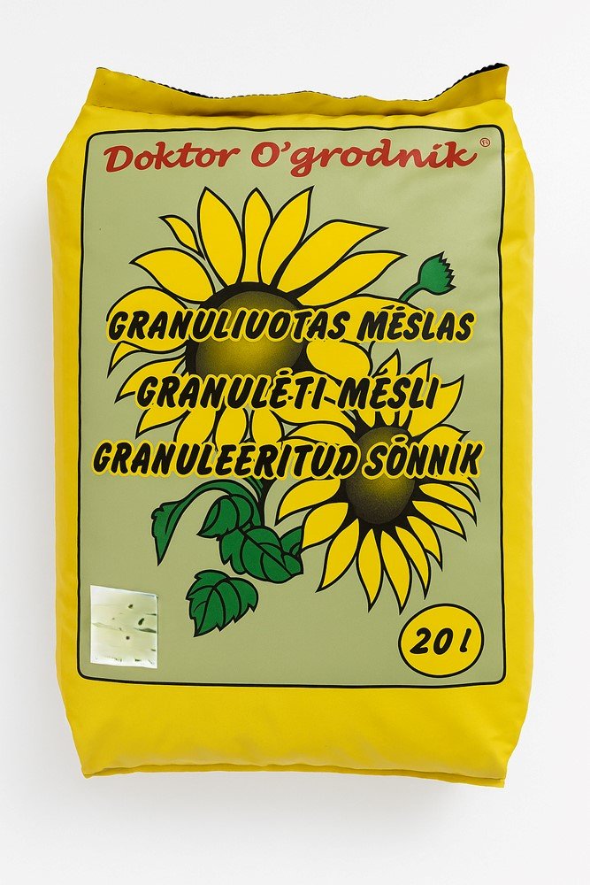 Granuliuotas arklių mėšlas, 20 l
