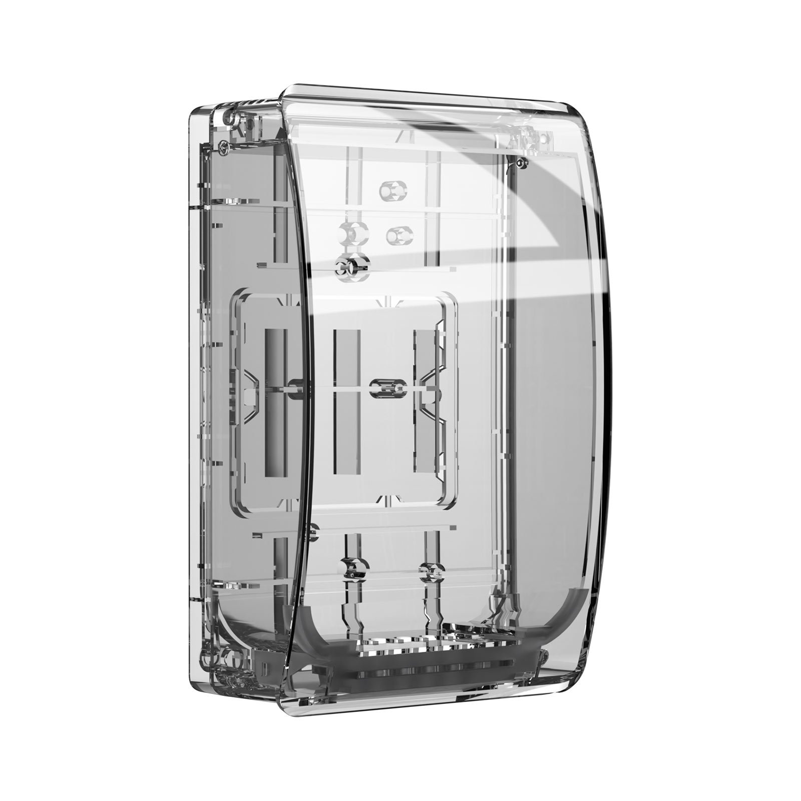 Vandeniui atspari instaliacinė dėžutė SONOFF Box R2, 152,5x100x48 mm., permatomos rudos sp.