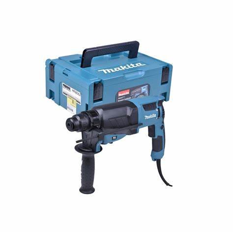 Elektrinis perforatorius MAKITA HR2630J SDS PLUS, 3 darbo režimai, galia 800 W