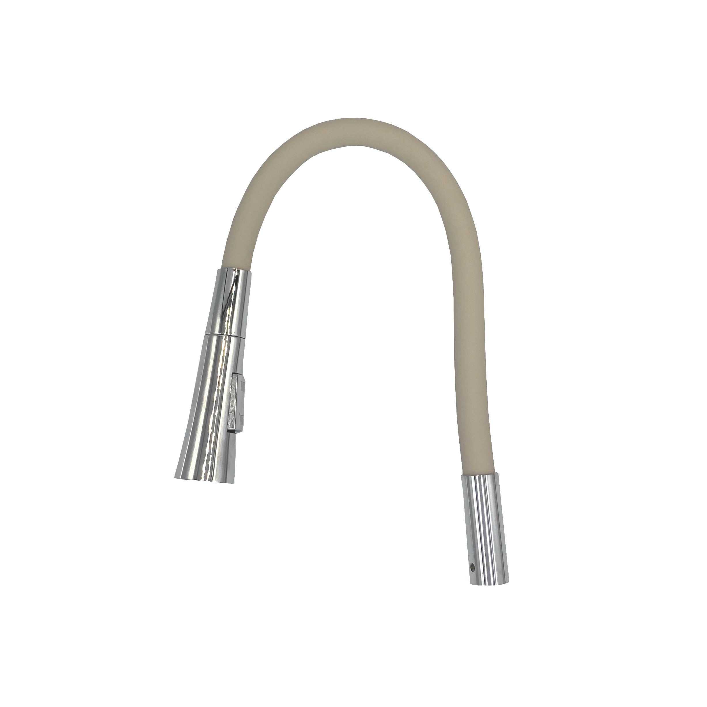 Maišytuvo snapas FLEX, su dušeliu, kreminė spl., 170569