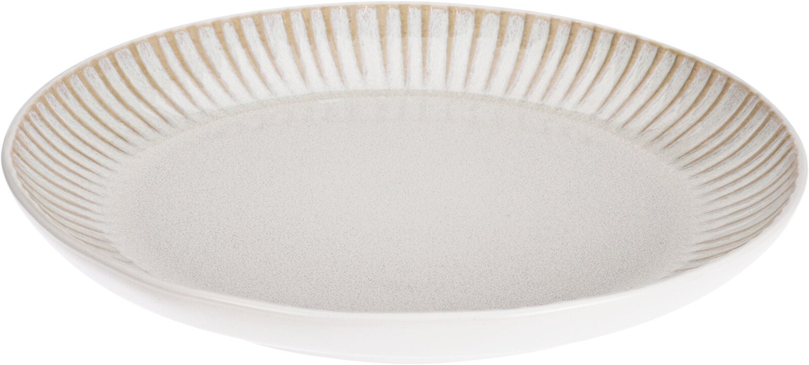 Lėkštė, keraminė, baltos sp., skersmuo 26 cm