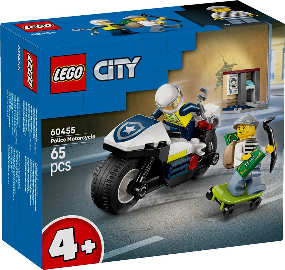 Konstruktorius LEGO City, policijos motociklo gaudynės