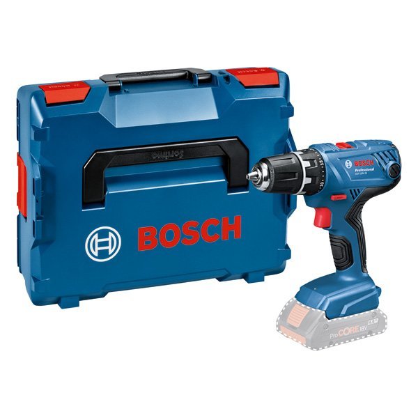 Akumuliatorinis gręžtuvas BOSCH Professional GSR 18V-21 Solo, maks. sukimo momentas 55 Nm, be akumuliatoriaus ir kroviklio, lagamine