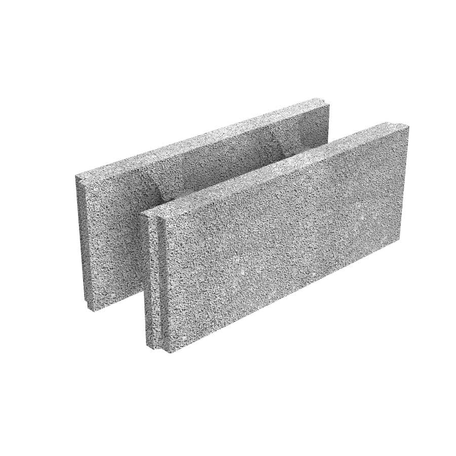 Blokeliai pamatiniai FIBO, matmenys 200 x 200 x 500 mm, 1019379