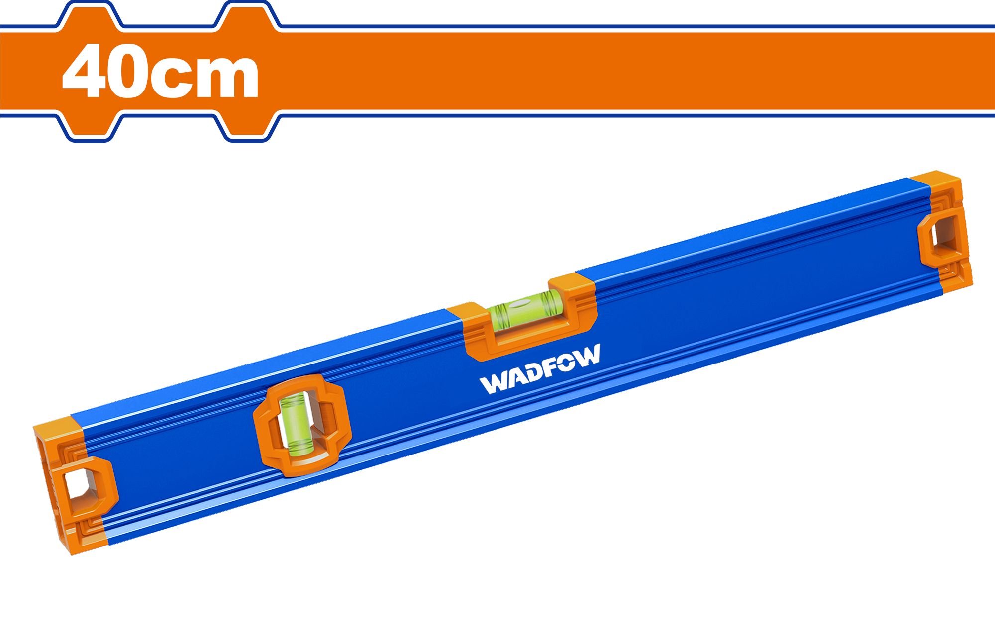 Gulsčiukas WADFOW, 2 akutės, aliumininis korpusas, storis 1 mm, 40 cm, WSL2G40