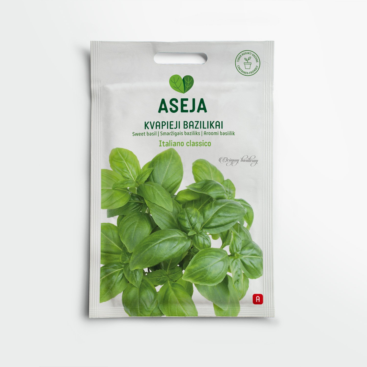 Kvapieji bazilikai Italiano Classico, ASEJA, 0,5 g, 20-0121 (A)