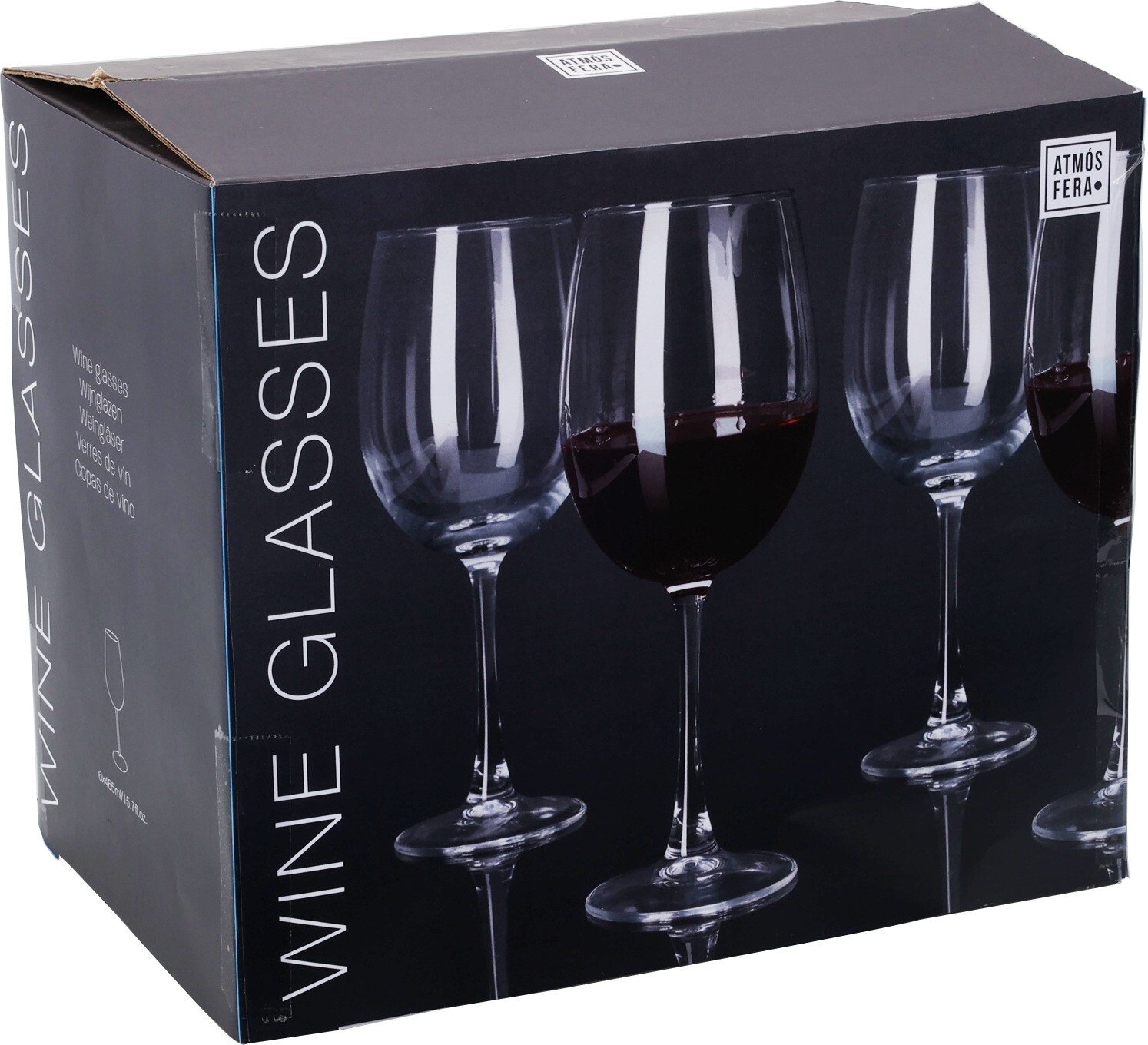 Vyno Rinkinys Vyno taurių rinkinys, 465 ml, 6 vnt. | MOKI VEŽI