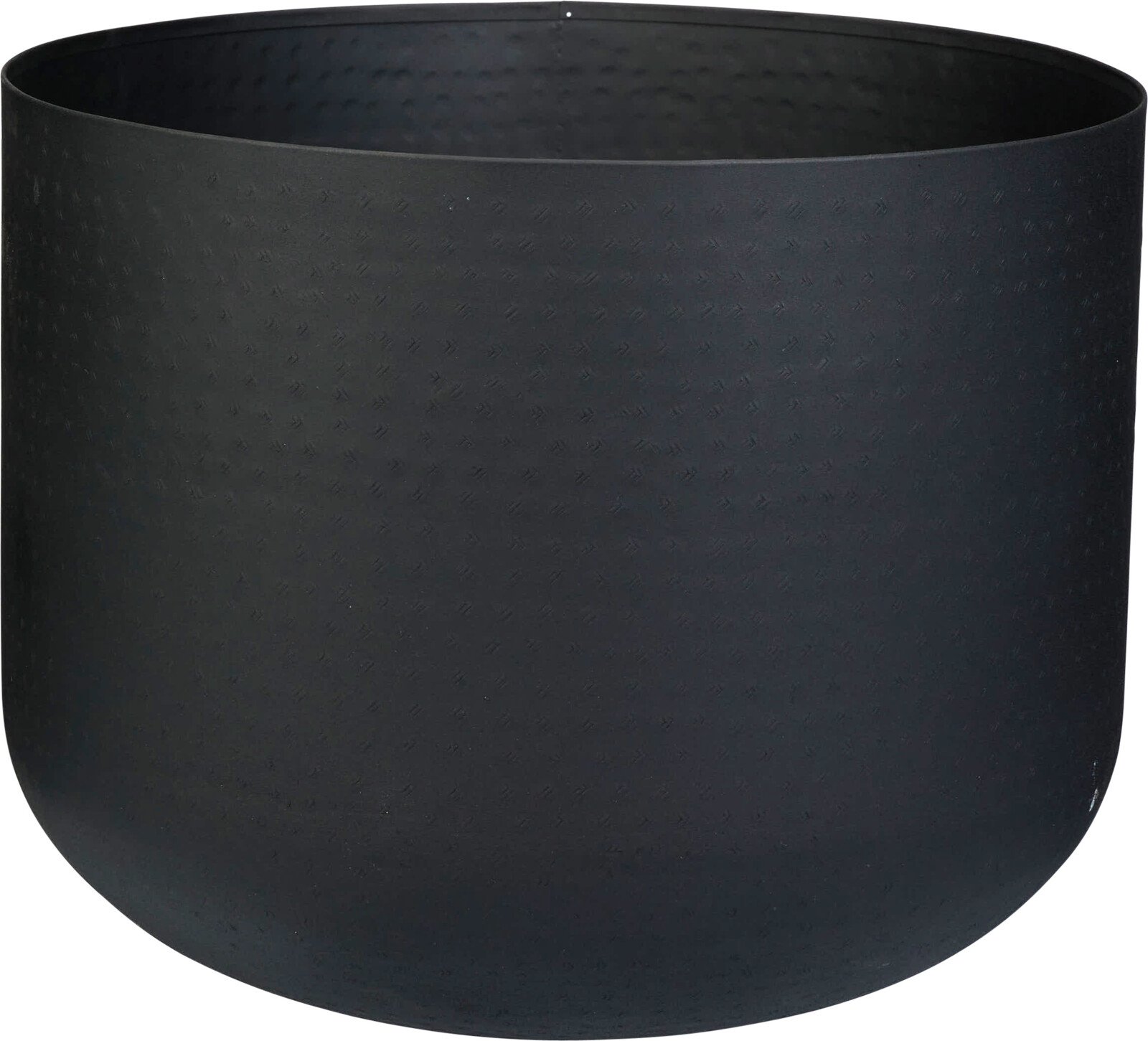 Lauko vazonas, metalinis, juodos sp., 31,5 x 31,5 x 28,5 cm.