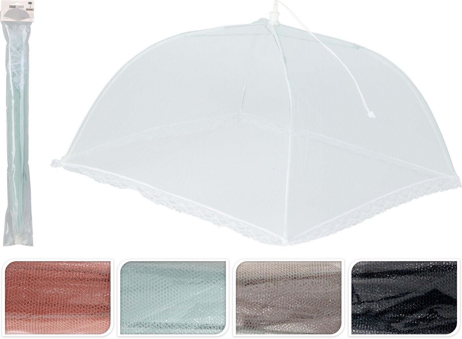 Dangtis maistui nuo vabzdžių, 45 x 45 cm, 4 skirtingų sp.