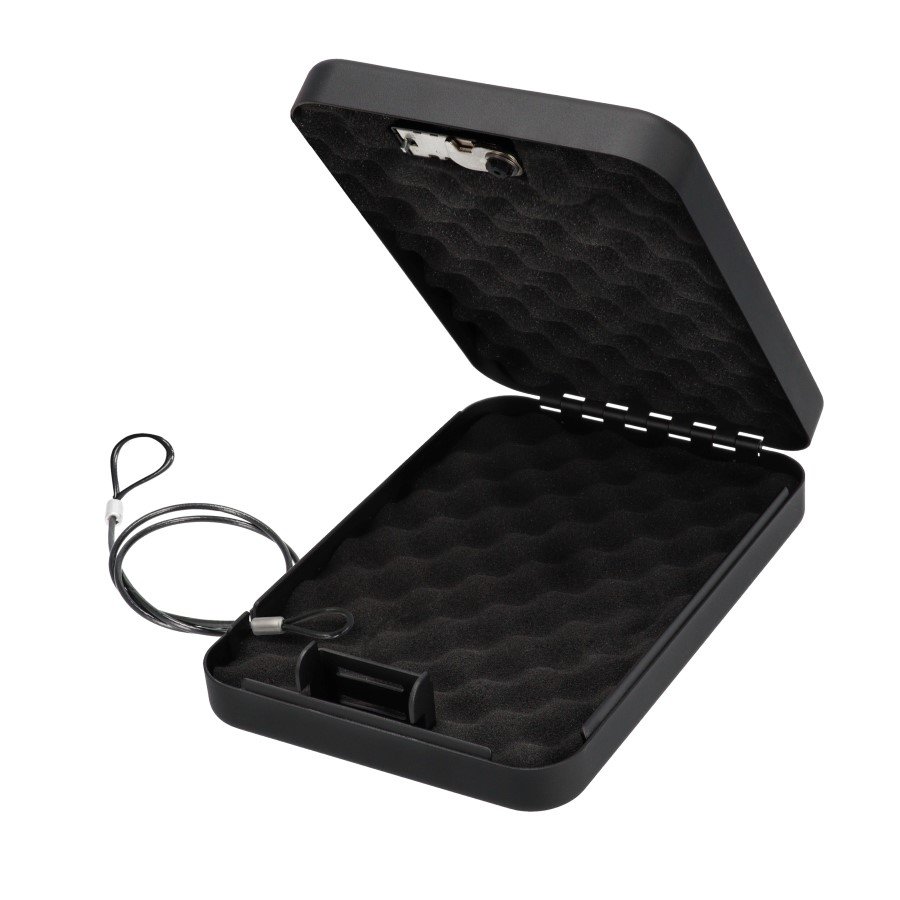 Nešiojama daiktų dėžutė BRIHARD, 47 x 165 x 245 mm, kodinė, 1L