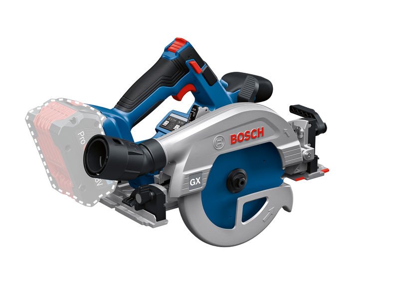 Akumuliatorinis diskinis pjūklas BOSCH Professional, GKS 18 V-57-2 GX, SOLO, 18 V, be akumuliatoriaus ir kroviklio, 06016C1000