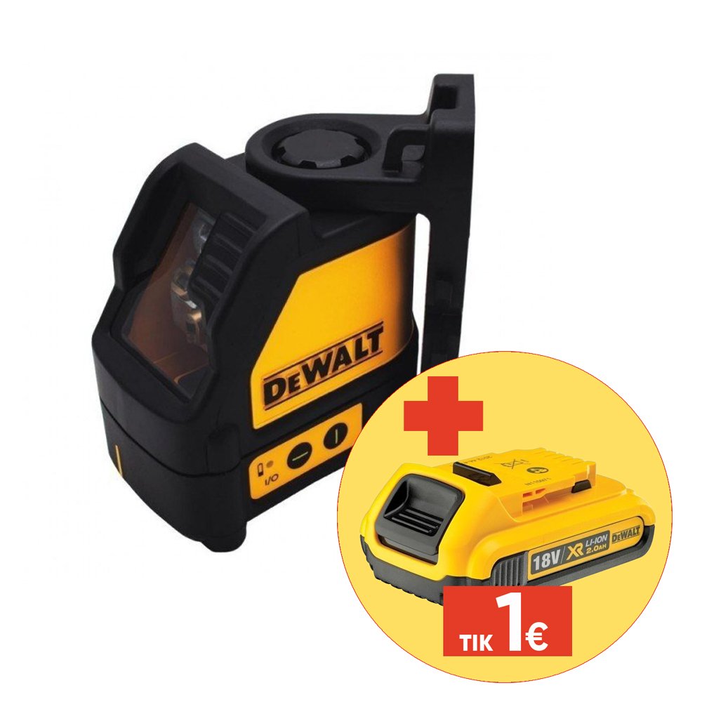 Nivelyras DEWALT DW088CG-XJ, žalias spindulys