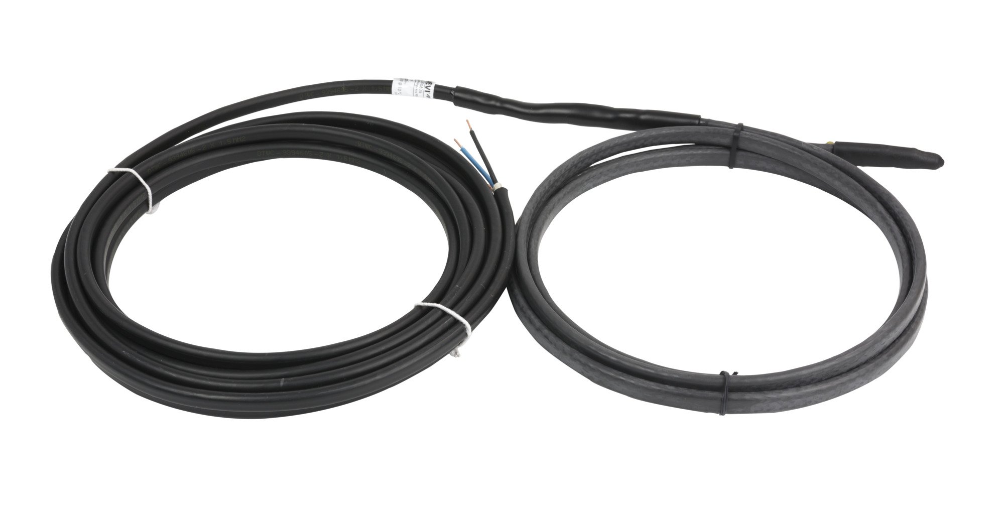 Savireguliuojantis šildymo kabelis su pajungimo laidu stogų, latakų ir lietvamzdžių apsaugai nuo apledėjimo DEVIiceguard™ 18 Readymade, 2 m, 36 W (10 °C), 230 V, 98300835