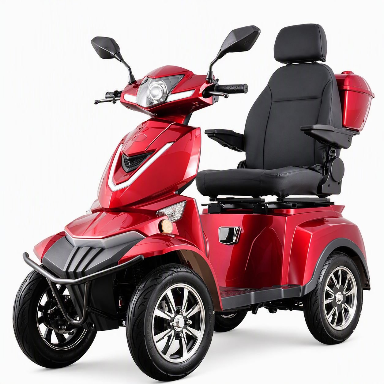 Elektrinis skuteris EKOMOTO Vista-K3, Raudonas, 20 Ah švino baterija