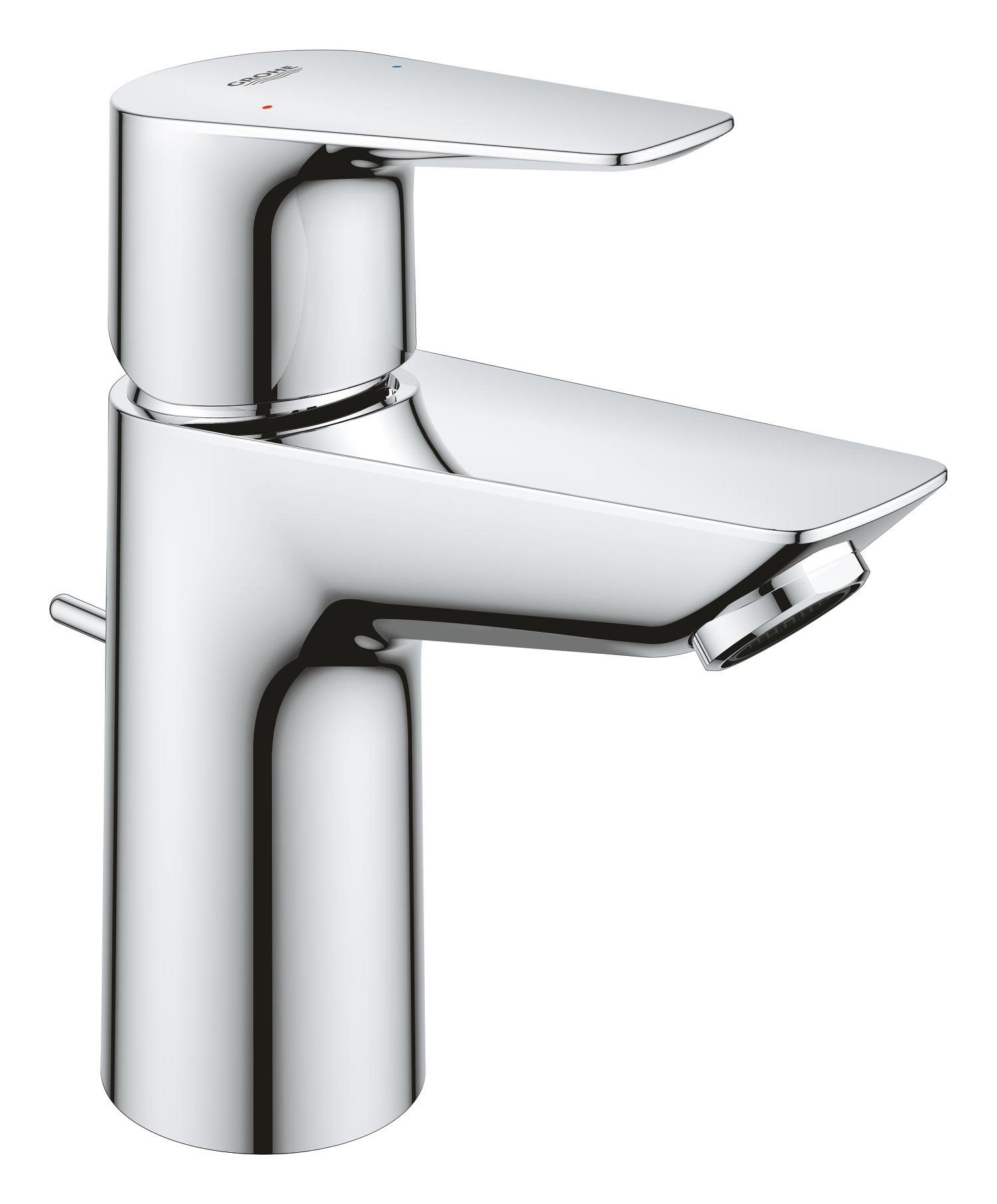 Praustuvo maišytuvas GROHE STARTEDGE, S dydis, su dugno vožtuvu, chromas, 23342001