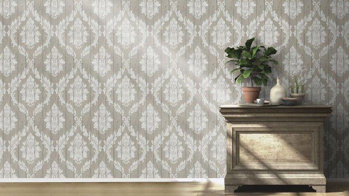 Viniliniai tapetai RASCH 436600, flizelino pagrindu, 0,53 x 10 m