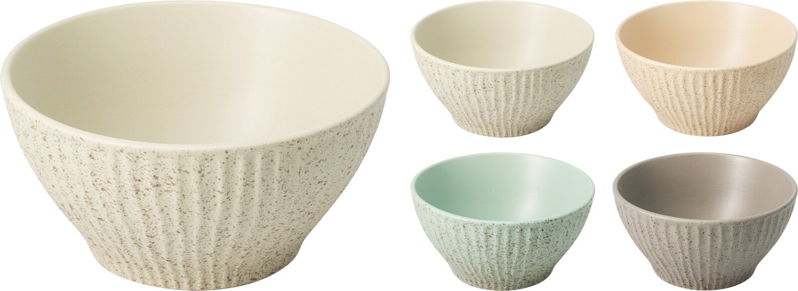 Dubuo, keraminis, 4 skirtingos sp., skersmuo 14,5 cm, 540 ml