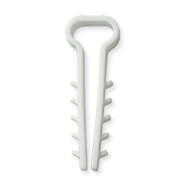 Kabelio, tvirtinimo dirželio laikiklis XIDO, stačiakampio formos, 12x6 mm, baltos sp., 100 vnt., TDKSP12X6-W