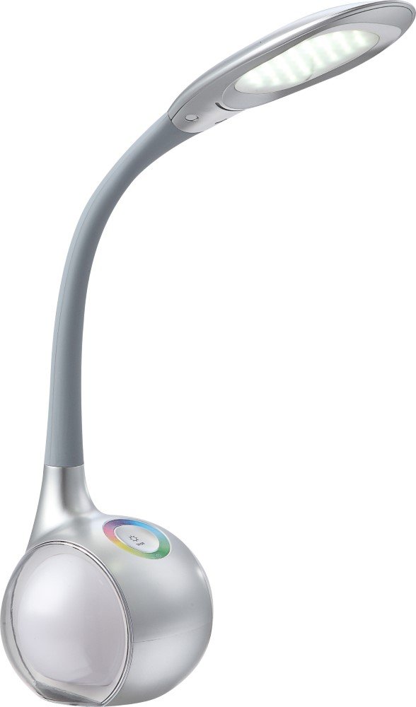Stalinis šviestuvas GLOBO Tarron, LED, 5 W, 300 lm, 5500 K, 2 x RGB po 0,1 W, sensorinis valdymas, dimer., sidabrinės pilkos spalvos, 300x135x530mm, 58279