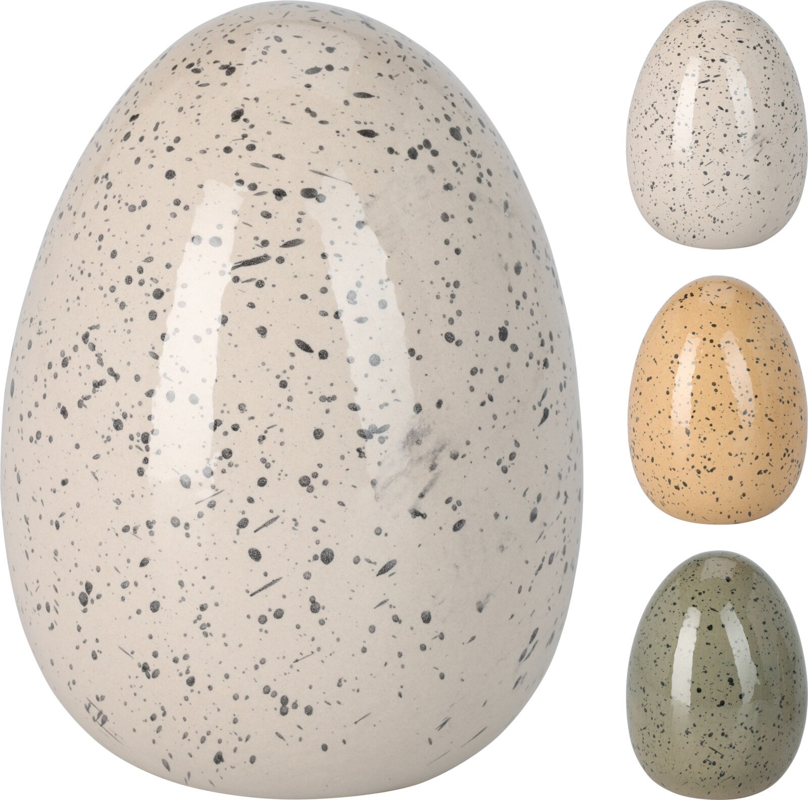 Velykinė dekoracija Margutis, 3 skirtingos sp., porcelianas, aukštis 14 cm
